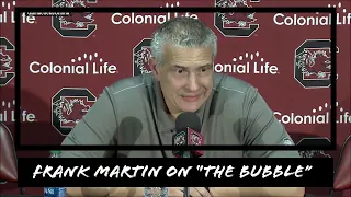 Frank Martin's thoughts on "the bubble", South Carolina Gamecocks basketball