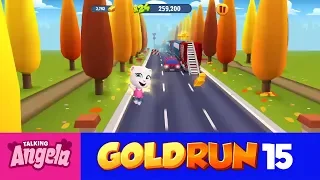 My Talking Angela Gold Run Play for Children Full Episode #14