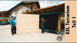 Wir bauen ein XXL Terrarium Teil 1 Regenwald Terrarium Leguan