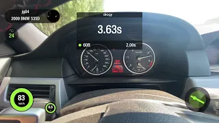 Bmw 535d LCI 2009 E61 0-100 km/h dragy GPS acceleration