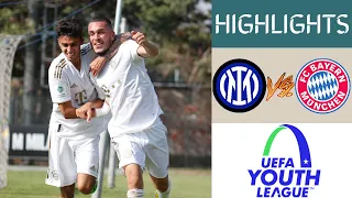 Inter vs Bayern Munich UEFA U19 Youth League Highlights