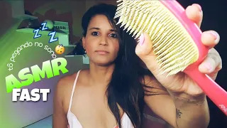 ASMR escovando seu cabelo RÁPIDO até voce DORMIR (100% garantido)