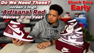 Jordan 1 Team Red “Artisanal Red” Review, On Feet & Comparison