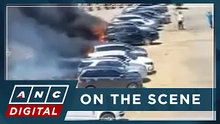 WATCH: Moments when fire engulfed 19 vehicles parked at NAIA Terminal 3 | ANC