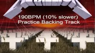 Master of Puppets 190 BPM (10% slower) Practice Backing Track