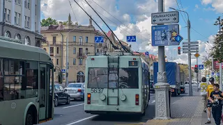 ПОЕЗДКА НА БКМ-321 (БОРТ.№5637) маршрут №34 в парк