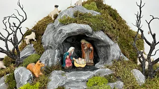 Diy Christmast Nativity Scene || Simple and Easy Christmas Crib