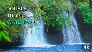 Beautiful Tropic Waterfall, Nature Sounds, 1 Hour