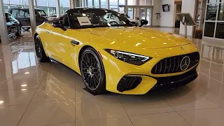 2022 AMG SL55 Sun Yellow