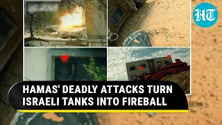 Al-Qassam's 'Hellfire' Burns Israeli Merkava Tanks, 'Kills' 8 Soldiers In A Day In Jabalia | Watch