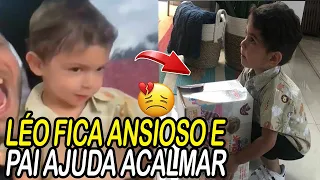 LEOZINHO FICA ANSIOSO NA CASA DA VOVÓ ZAIDA E PAI AO SABER CORRE PARA AJUDAR ACALMÁ-LO