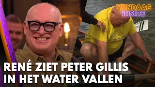 René ziet Peter Gillis in het water vallen: 'Hij zou in Harderwijk niet misstaan!' | VANDAAG INSIDE