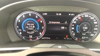 VW Passat B8 2.0TSI 4motion 280hp acceleration 0-100 LC