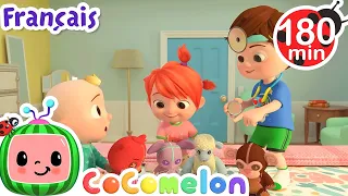 5 petits animaux | Chansons pour Bébés | CoComelon Le coin des Animaux de JJ - Comptines