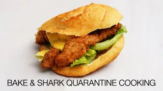 Bake & Shark. Trini Street Food in the Kitchen. Quarantine Cooking -  #StayHome & Cook  #WithMe