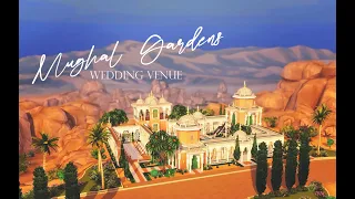 Mughal Gardens Wedding Venue | Sims 4 Speed Build | CC Free |