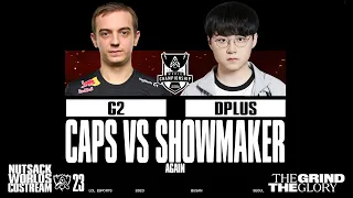 ANOTHER YEAR ANOTHER CAPS VS SHOWMAKER - G2 vs DK | WORLDS 2023 Swiss Stage w/ The Boys