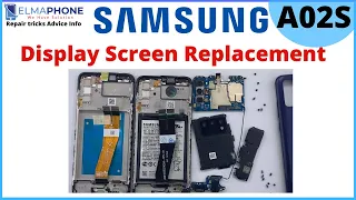 galaxy a02s screen replacement / change lcd Samsung A02s/ A025F,A025G/ dispaly Samsung a025