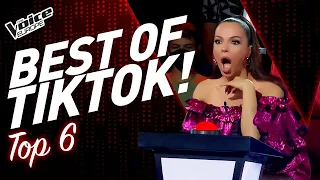 BEST and FAMOUS TIKTOK Songs in The Voice! | TOP 6