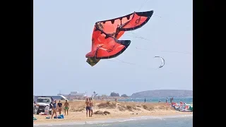 #6 The reverse side of the kite sport Kite crash!!