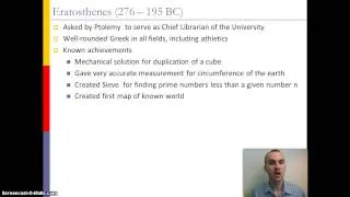 Section 6- Greek Mathematics After Euclid Part 1