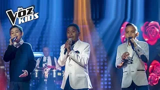 Chevy, Carlos Mario y Santiago cantan Bolero a Mi Madre | La Voz Kids Colombia 2018