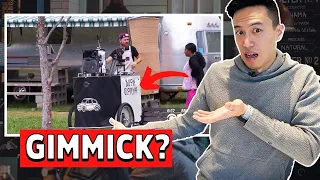 Entrepreneur React - Man Opens Mobile Coffee Shop Business On Tricycle