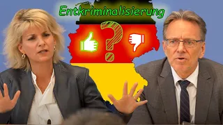 Bundesdrogenbeauftragte Daniela Ludwig & BKA über Entkriminalisierung / Legalisierung