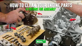 How To Clean Your Bottom End Engine Parts & Prepare For Assembly - Step By Step