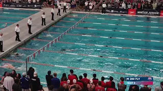 Ilya Kharun Clears 1:43 | Men’s 200y Fly A Final | 2021 Speedo Winter Junior Championships - West