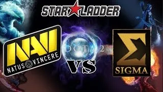 Na`Vi vs Sigma Starladder S8 LAN Loser Finals game 1 Rus (реванш)