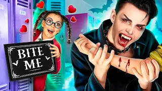 ¡Mi Hija se Enamoró de un Vampiro! ¡La Transformación de Nerd a Popular!