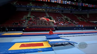 CLAUSEN Mads (DEN) - 2017 Trampoline Worlds, Sofia (BUL) - Qualification Double Mini Routine 2