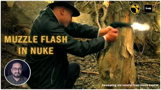 HOW TO ADD MUZZLE FLASH IN NUKE | VFX VIBE