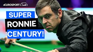 Ronnie O'Sullivan claims his 81st Masters century in style with a break of 134! | Eurosport Snooker