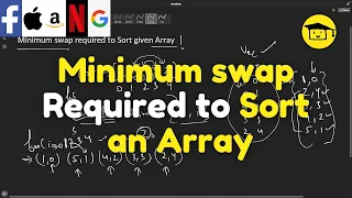 Minimum swap required to Sort an Array