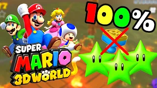 Flower-9 Towering Sunshine Seaside 🎪 Super Mario 3D World Switch + Wii U 🎪 All Green Stars + Stamp