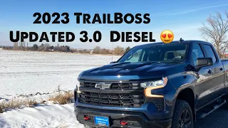 2023 Trailboss 3.0 Duramax 0-60 and Walk Around Review! Is it the best Diesel ZL0 Chevy Silverado?