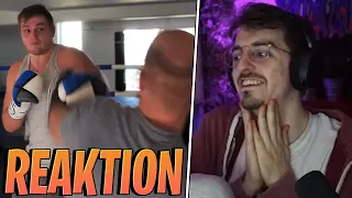 RUMATHRA reagiert auf TRYMACS 1. BOXKAMPF im RING! 😅😨 Reaktion