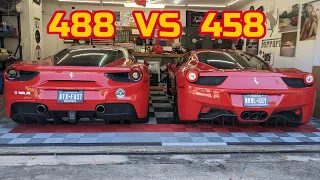 Ferrari 488 VS Ferrari 458 - Did Ferrari LOSE ITS SOUL?