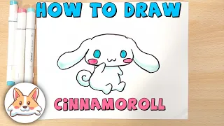 How to Draw Cinnamoroll Step-By-Step | Sanrio