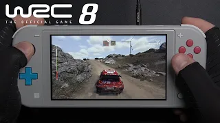 wrc 8 Nintendo Switch lite gameplay