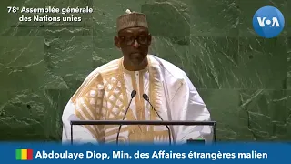 Abdoulaye Diop (Mali) devant la 78e Assemblée générale des Nations unies