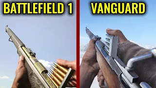 Battlefield 1 vs COD VANGUARD - Weapons Comparison