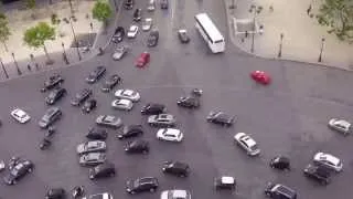 The Craziest Roundabout in Europe - Arc de Triomphe in Paris