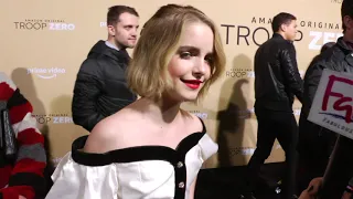 "Troop Zero" star Mckenna Grace arrives in style in all white fashion!