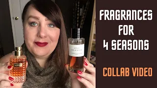 4 FRAGRANCES FOR 4 SEASONS | DESIGNER & NICHE | COLLAB VIDEO | PERFUME COLLECTION 2021