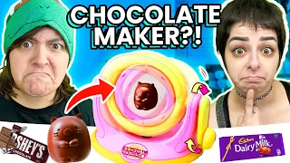 Custom Chocolate?! Cash or Trash? Testing Chocolate Maker Wheel & Aquabeads