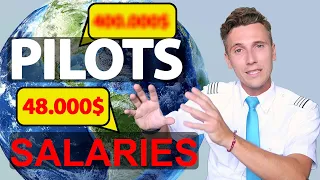 How much MONEY do PILOTS make??? Comparing salaries across the GLOBE!