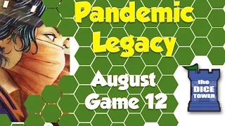 Pandemic Legacy Playthrough: August, Game 12 (SPOILERS)